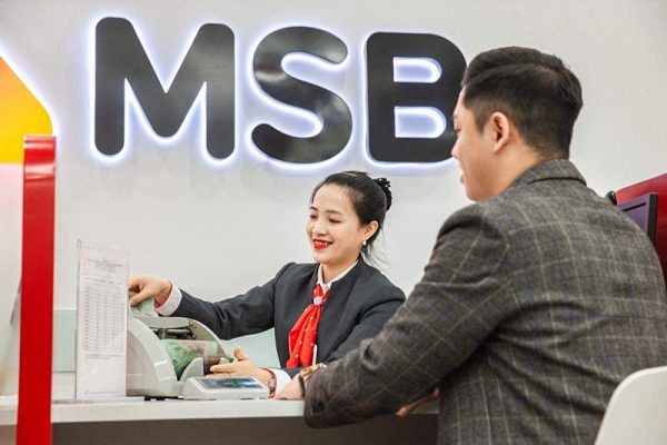 rút tiền thẻ tín dụng MSB
